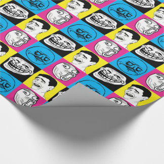Regalo Papel de embalaje cómico de la rabia