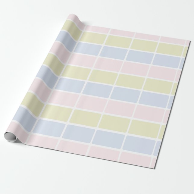 Regalo Papel de embalaje de cartón Pastel (Desenrollado)