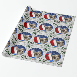 Regalo Papel de embalaje de Cavachon, navidad