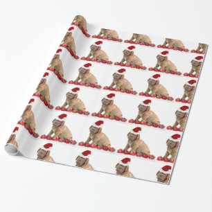 Regalo Papel de embalaje de Christmas Dogue de Bordeaux