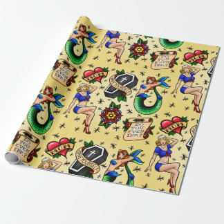 Regalo Papel de embalaje de destello de la hoja del