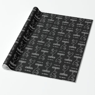 Regalo Papel de embalaje de encargo de Breakdance