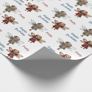 Regalo Papel de embalaje de encargo de las hadas