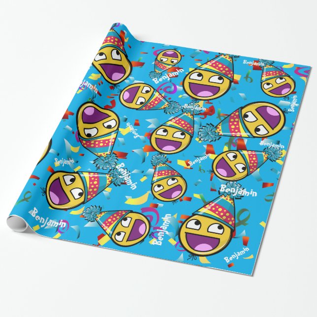 Regalo Papel de embalaje de encargo del cumpleaños del (Desenrollado)