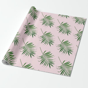 Regalo Papel de embalaje de hoja de palma, abrigo