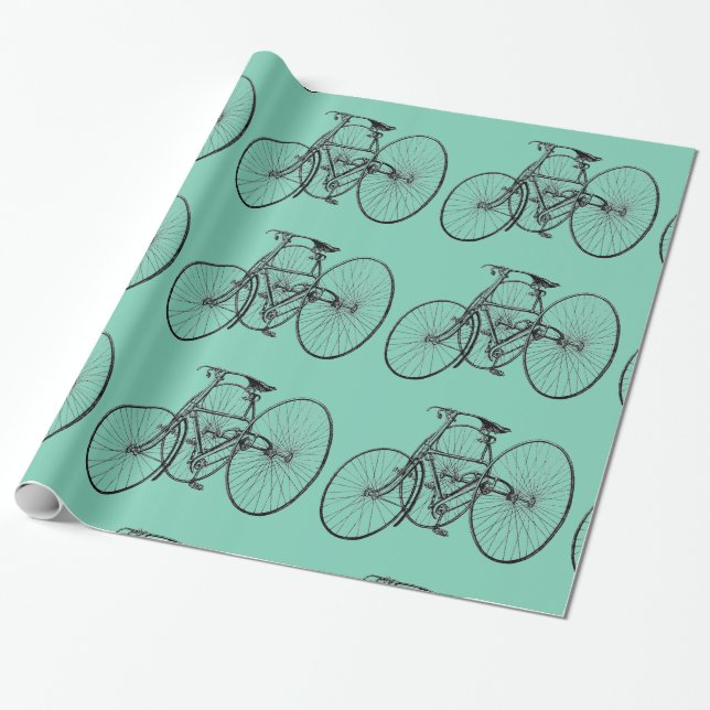 Regalo Papel de embalaje de la bicicleta (Desenrollado)