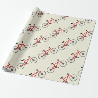 Regalo Papel de embalaje de la bicicleta