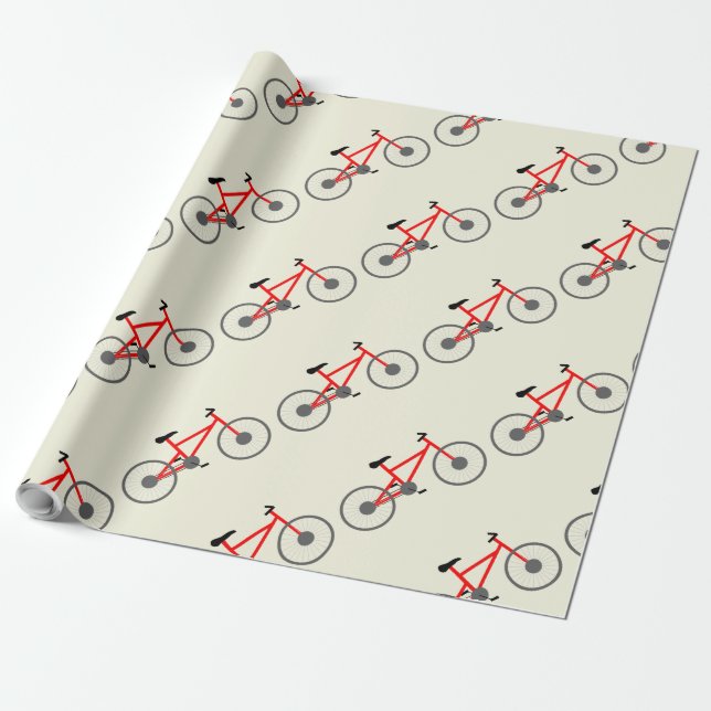 Regalo Papel de embalaje de la bicicleta (Desenrollado)