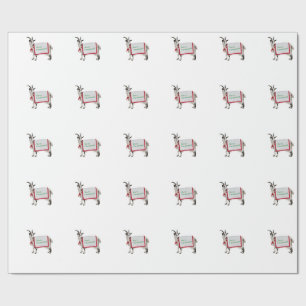 Regalo Papel de embalaje de la cabra