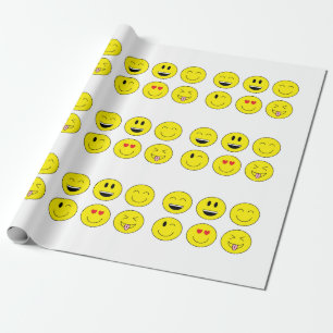 Regalo Papel de embalaje de la emoji