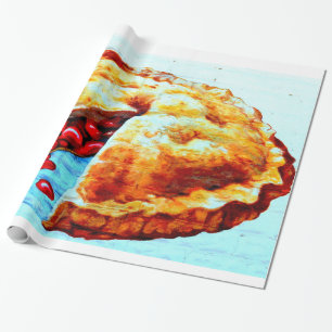 Regalo papel de embalaje de la empanada de la cereza