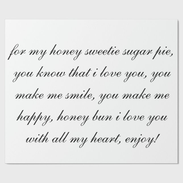 Regalo papel de embalaje de la empanada del azúcar de la (Superficie plana)