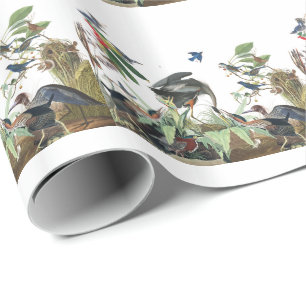 Regalo Papel de embalaje de la fauna de los pájaros del
