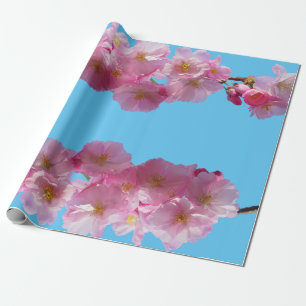 Regalo Papel de embalaje de la foto de la flor de cerezo