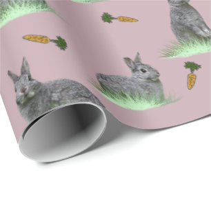 Regalo Papel de embalaje de la manía de la zanahoria del