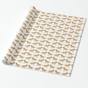Regalo Papel de embalaje de la pelota de tenis del perro