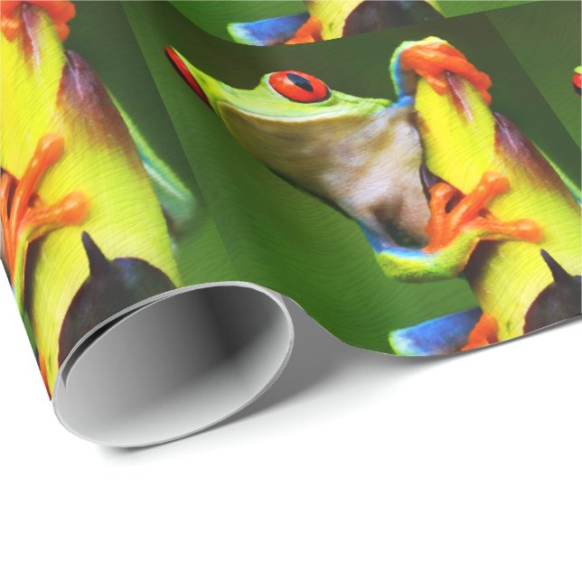 Regalo Papel de embalaje de la rana 2 (Esquina del rollo)