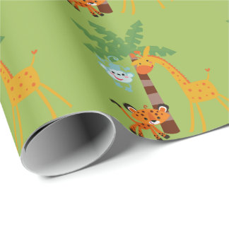 Regalo Papel de embalaje de la selva