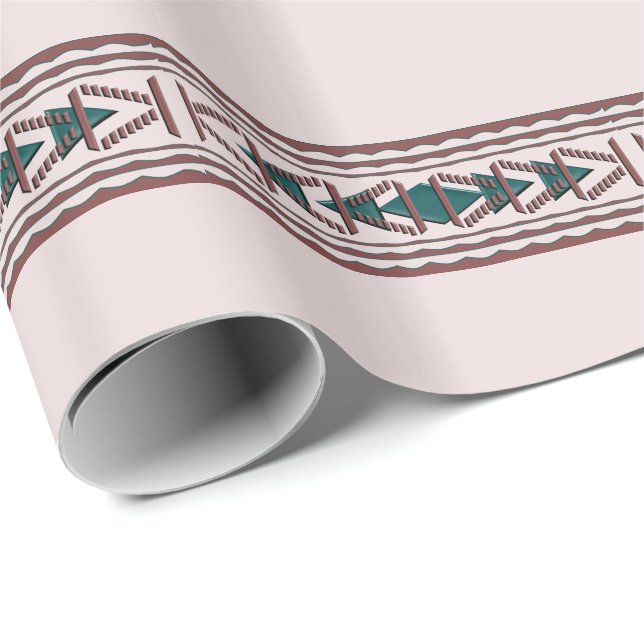 Regalo Papel de embalaje de la tapicería del sudoeste (Esquina del rollo)