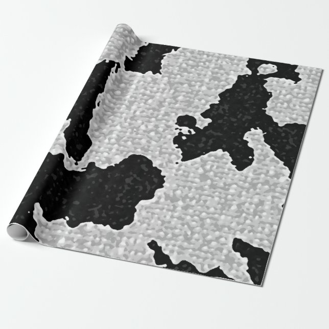 Regalo Papel de embalaje de la vaca del MOO (Desenrollado)