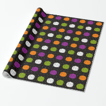 Papel de embalaje de las calabazas de Halloween
