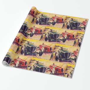 Regalo Papel de embalaje de las Carreras de camino