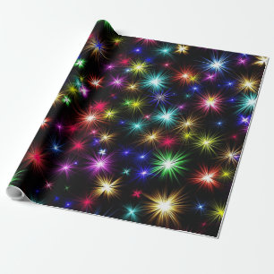 Regalo Papel de embalaje de las estrellas de la chispa