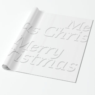 Regalo Papel de embalaje de las Felices Navidad de Snowy