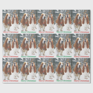 Regalo Papel de embalaje de las Felices Navidad Nevado