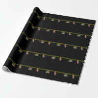 Papel de embalaje de los gatos monteses para