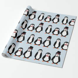 Regalo Papel de embalaje de los pingüinos