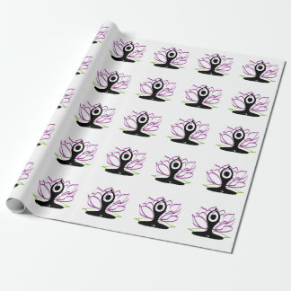 Regalo Papel de embalaje de Lotus de la yoga