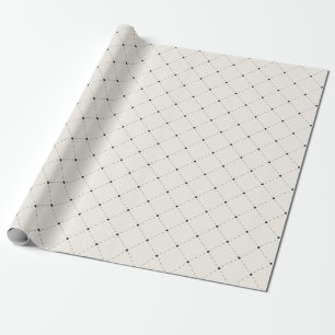 Regalo Papel de embalaje de lujo del modelo del diamante