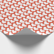 Papel de embalaje de muchos corazones