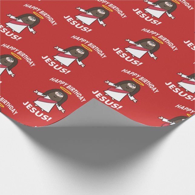 Regalo Papel de embalaje de Navidad del navidad de Jesús (Esquina)