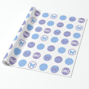 Regalo Papel de embalaje de NU XI de la theta, brillante,