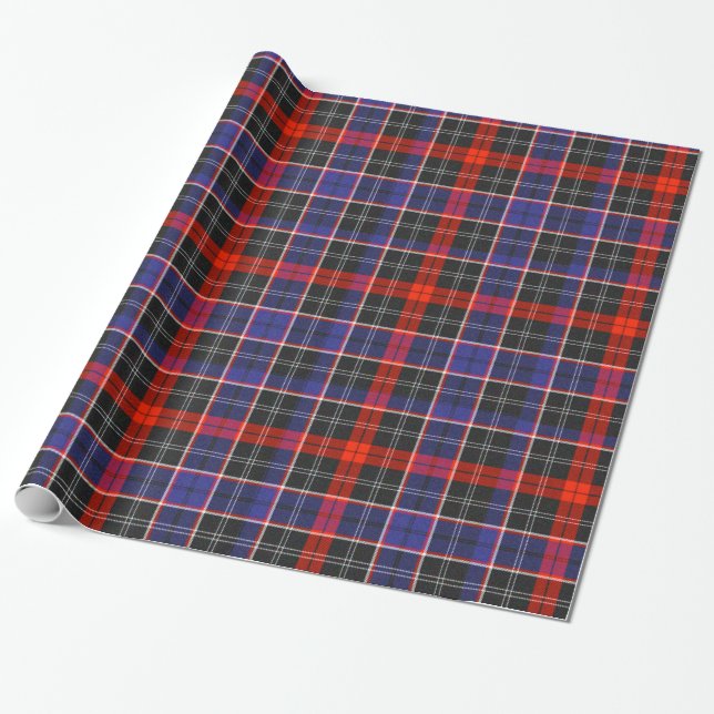 Regalo Papel de embalaje de obispo Tartan (Desenrollado)