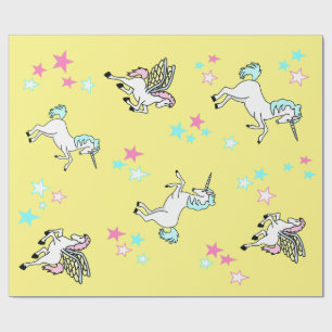 Regalo Papel de embalaje de Pegaso del unicornio