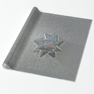 Regalo Papel de embalaje de plata del arco por Janz