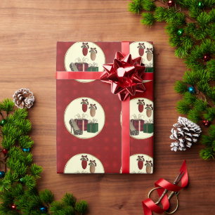 Regalo Papel de embalaje de regalos de vacaciones del