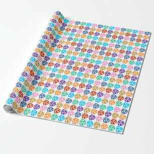 Regalo Papel de embalaje de registro del arte pop del