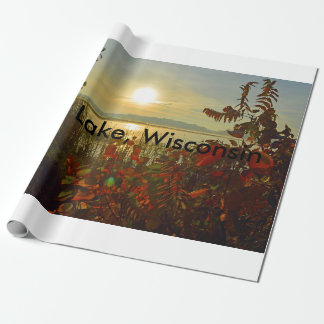 Regalo Papel de embalaje de Wisconsin del lago hope