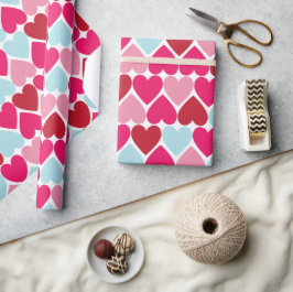 Regalo Papel de embalaje del amor