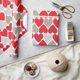 Regalo Papel de embalaje del amor