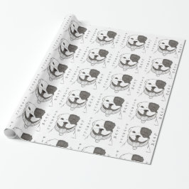 Regalo Papel de embalaje del amor de Pitbull