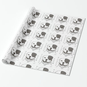 Regalo Papel de embalaje del amor de Pitbull