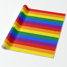 Papel de embalaje del arco iris