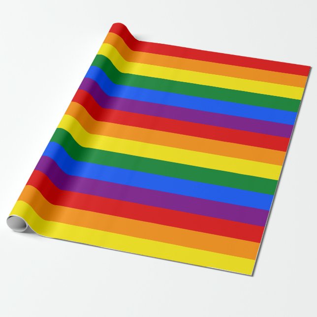 Regalo Papel de embalaje del arco iris (Desenrollado)