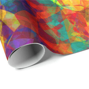 Regalo Papel de embalaje del arte abstracto 125