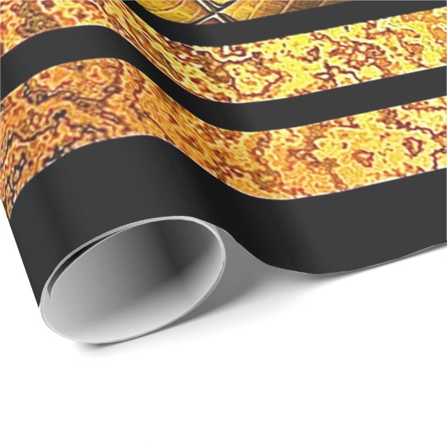 Regalo Papel de embalaje del arte abstracto 76 (Esquina del rollo)